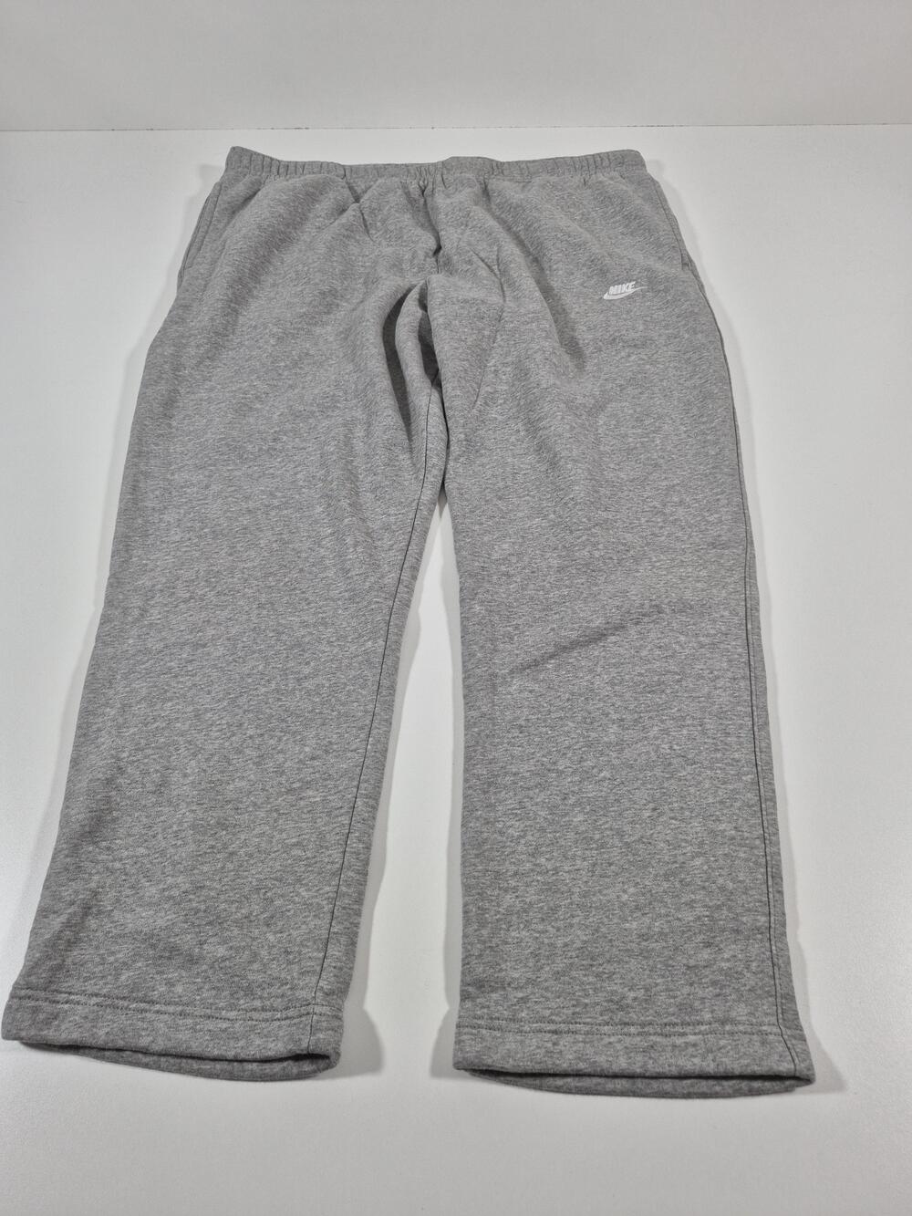 Nike Sportswear Club Fleece Open Hem Sweatpants BV2707-063 Gray Men’s Size 4XL